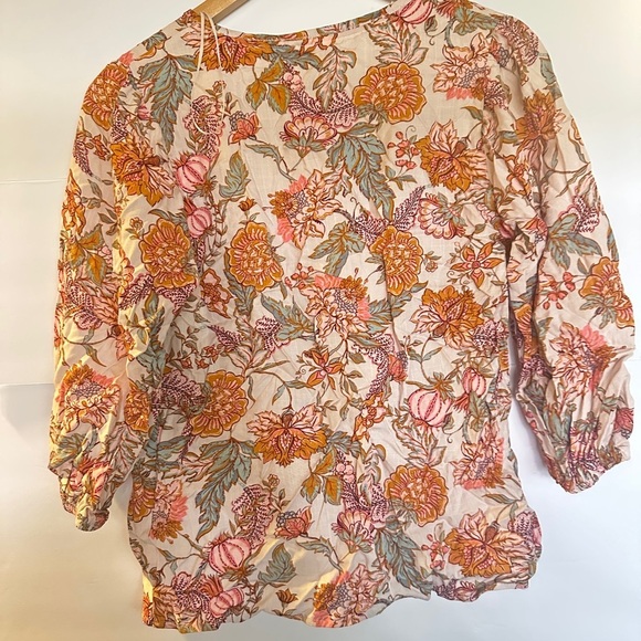 NWT Knox Rose floral top sz XS - Picture 5 of 5